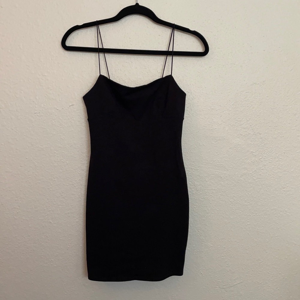 Black Bodycon Mini Dress